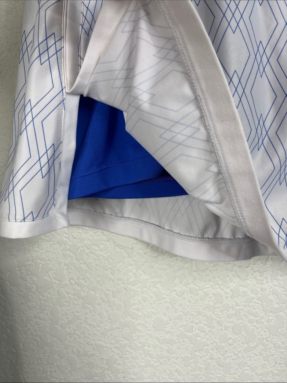 Nike Dri Fit Diagonal Shapes Geometric A Line Tennid Pickleball Golf Mini Skirt - Picture 2 of 9